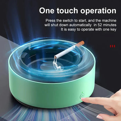 DhuanMukt™ - Portable Smokeless Ashtray Air Purifier with Automatic Shutdown for Home Office