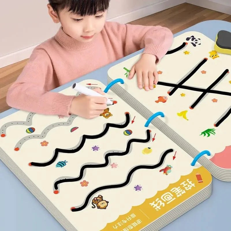 ScribbleSmart™ - Smart Brain Workbook (Ages 2-8)