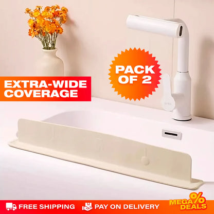 NoSplash Silicone Sink Mats - Wash Without Splashing Water All Over (Pack of 2)