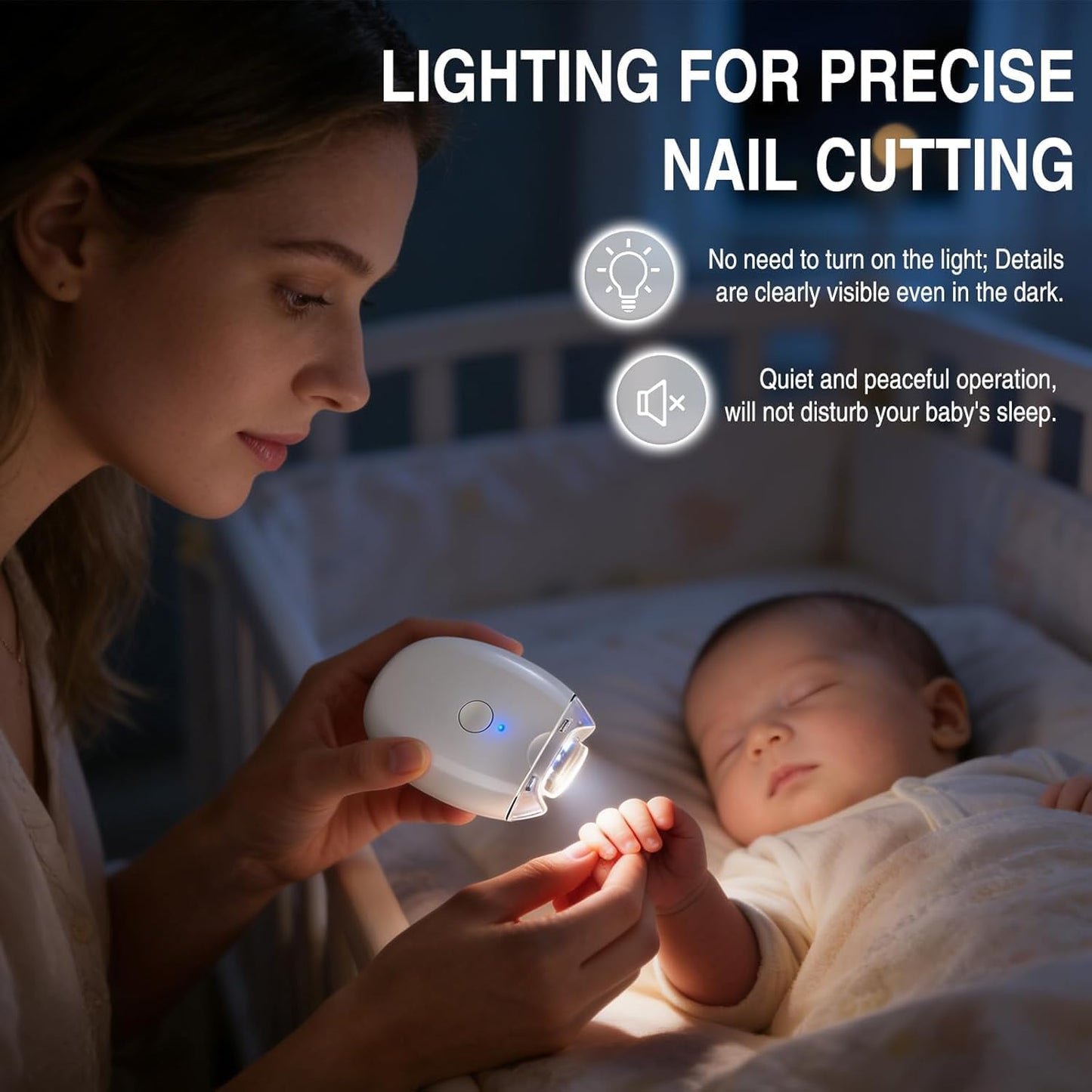 rechargeable electric nail trimmer – product detail 3