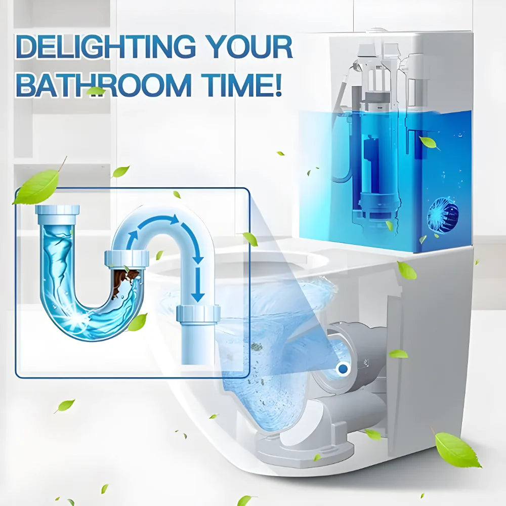 Flush-Activated Toilet Cleaner (Pack of 10)