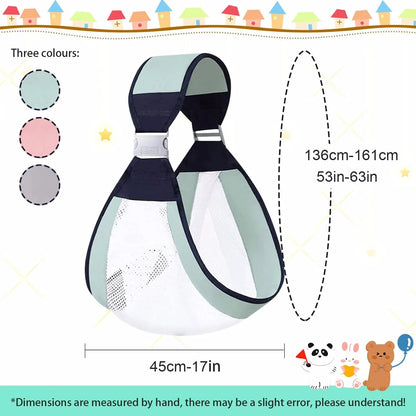 Comfort & Safety! Breathable Adjustable Baby Carrier
