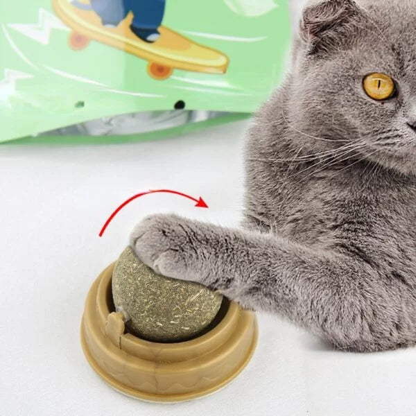 Ultimate Catnip Licking Ball for Cats to Relax