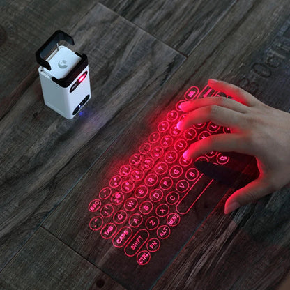 Virtual Keyboard Portable Virtual Bluetooth Laser Projection Keyboard with Mouse Power Bank Function for PC Android IOS Smart Phone 11 Pro