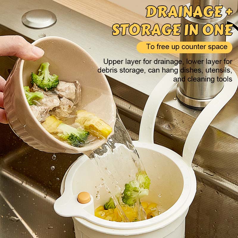 Handsfree Kitchen Strainer Basket Must-Have Helper For The Kitchen!
