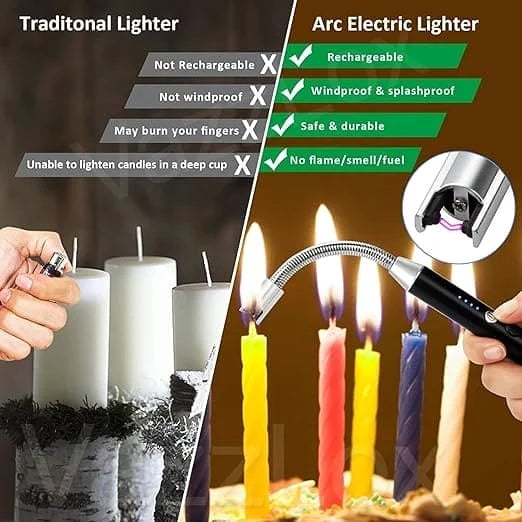 USB Plasma Rechargeable Electric Lighter for Kitchen