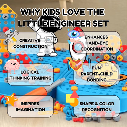 Little Engineer DIY Montessori Tool Box Set (Ages 3+)