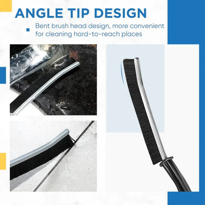 Hard-Bristled Crevice Cleaning Brush - Cleaning brush for difficult stains (2PCS)