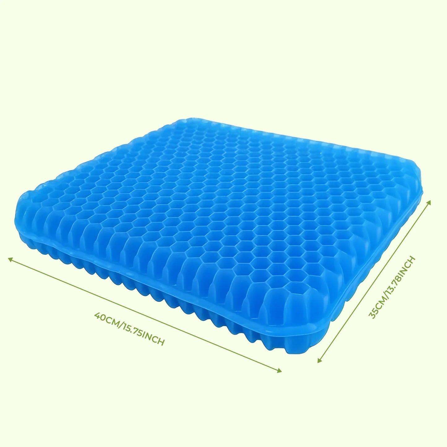 Double-Thick Honeycomb Gel Seat Cushion (Large Size) All day Comfort While Working