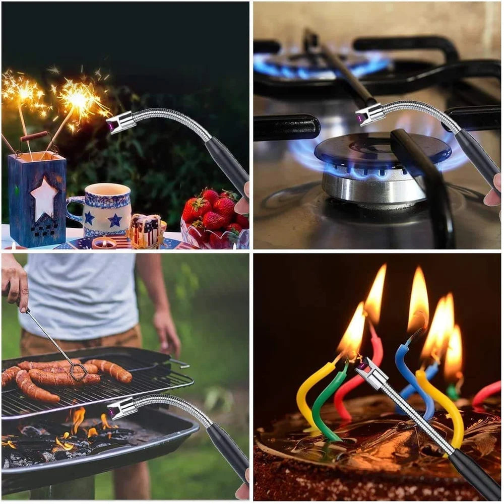 USB Plasma Rechargeable Electric Lighter for Kitchen