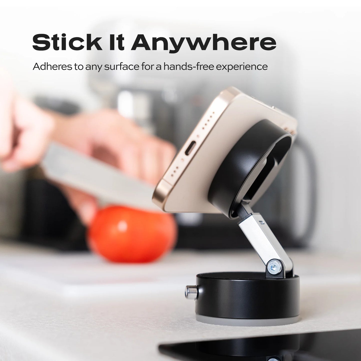 MagGrip Vacuum Mount (All iPhones, Android and Cases Compatible)
