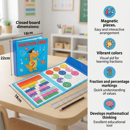 Magnetic Fractions Board for Kids
