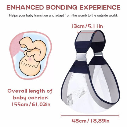 Comfort & Safety! Breathable Adjustable Baby Carrier