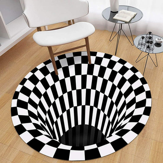 Vortex Rug - Handcrafted 3D Illusion House Rug