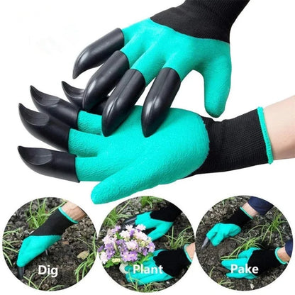 Green Thumb™ Gardening Gloves - Universal Waterproof Gloves with Claws for Digging, Planting & Weeding!! 🌱🧤