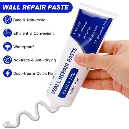 All-in-One Drywall Patch & Repair Kit | 250g Multi-Functional Wall Repair Paste (Pack of 2)