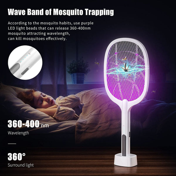 EASYPEST2.0 2 in 1 Rechargeable Mosquito Killer Racket And Lamp