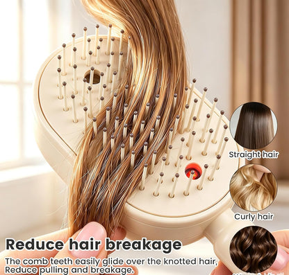 MistComb: Spa Massage Mist Detangling Brush