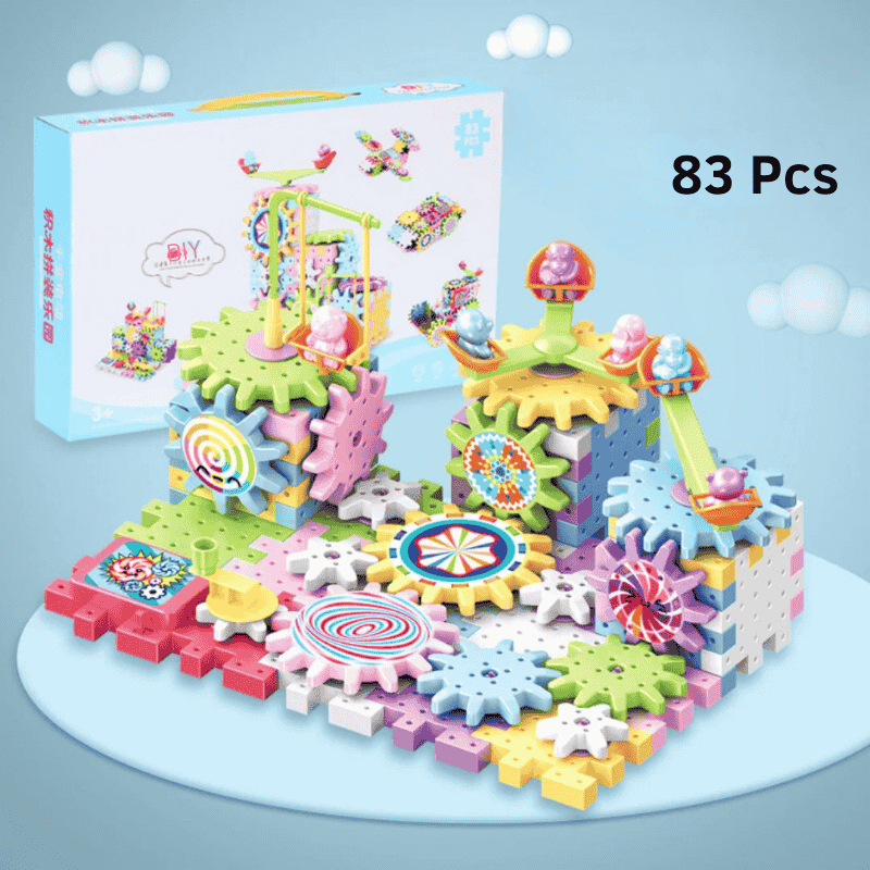 SpinGears™ - Rotating Montessori Gear Building Toy