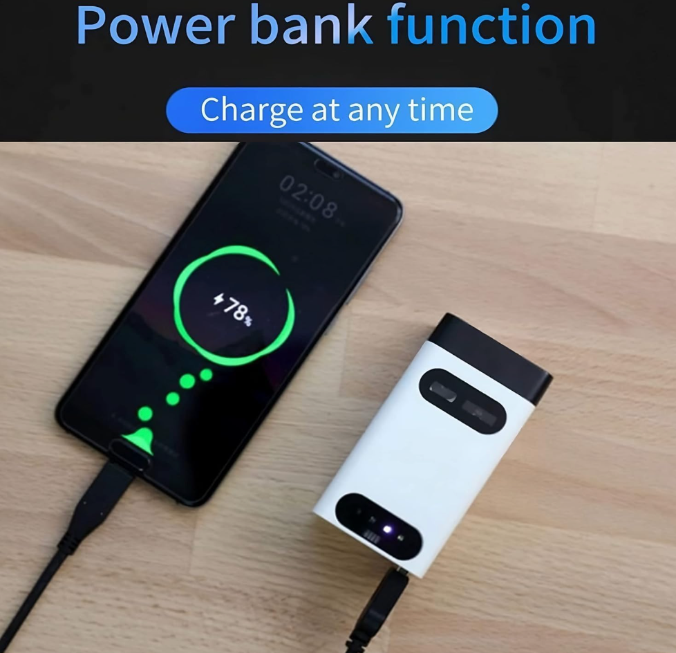 Virtual Keyboard Portable Virtual Bluetooth Laser Projection Keyboard with Mouse Power Bank Function for PC Android IOS Smart Phone 11 Pro