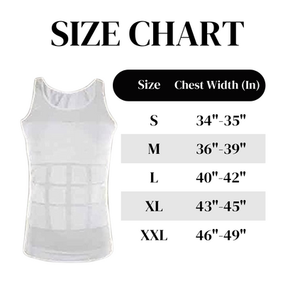 Compression Undershirt with Sculpted Abs (White)