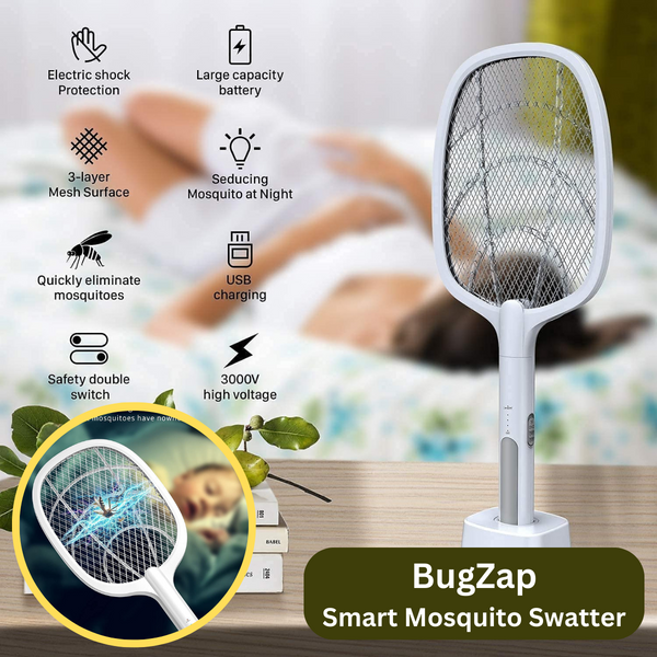 EASYPEST2.0 2 in 1 Rechargeable Mosquito Killer Racket And Lamp