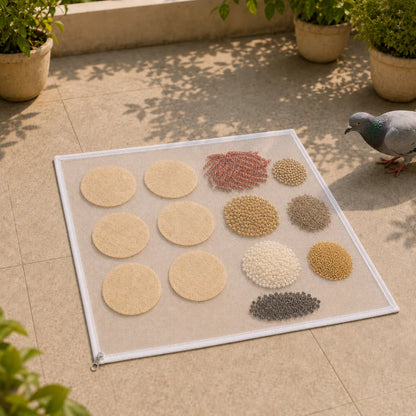 Papad Drying Cloth with Net & Zip