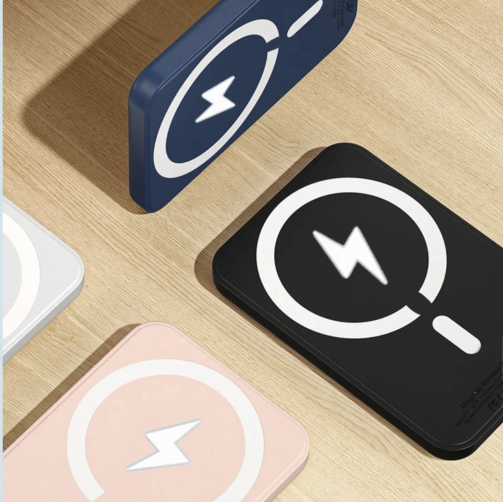 Power Bank for MagSafe/Qi Wireless Charging, Magnetic Battery Pack, Portable External Auxiliary Battery for iPhone 12/13/14/15/16 Pro Mini Plus Max