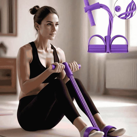 Yoga Pedal Puller Resistance Band With Handles