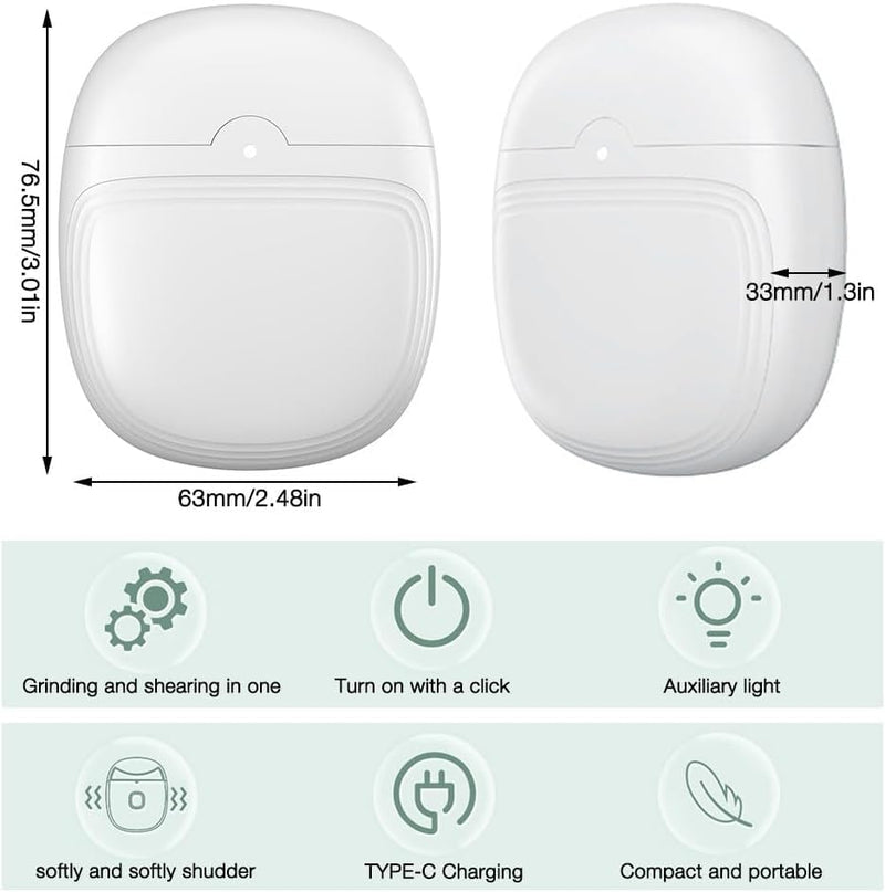 Electric Nail Trimmer – Safe, Painless Nail Grooming | Rechargeable & Quiet