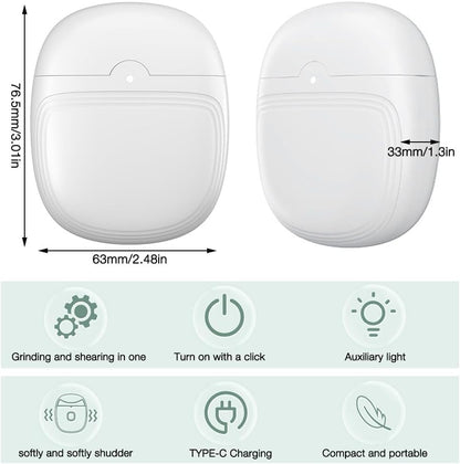 Electric Nail Trimmer – Safe, Painless Nail Grooming | Rechargeable & Quiet