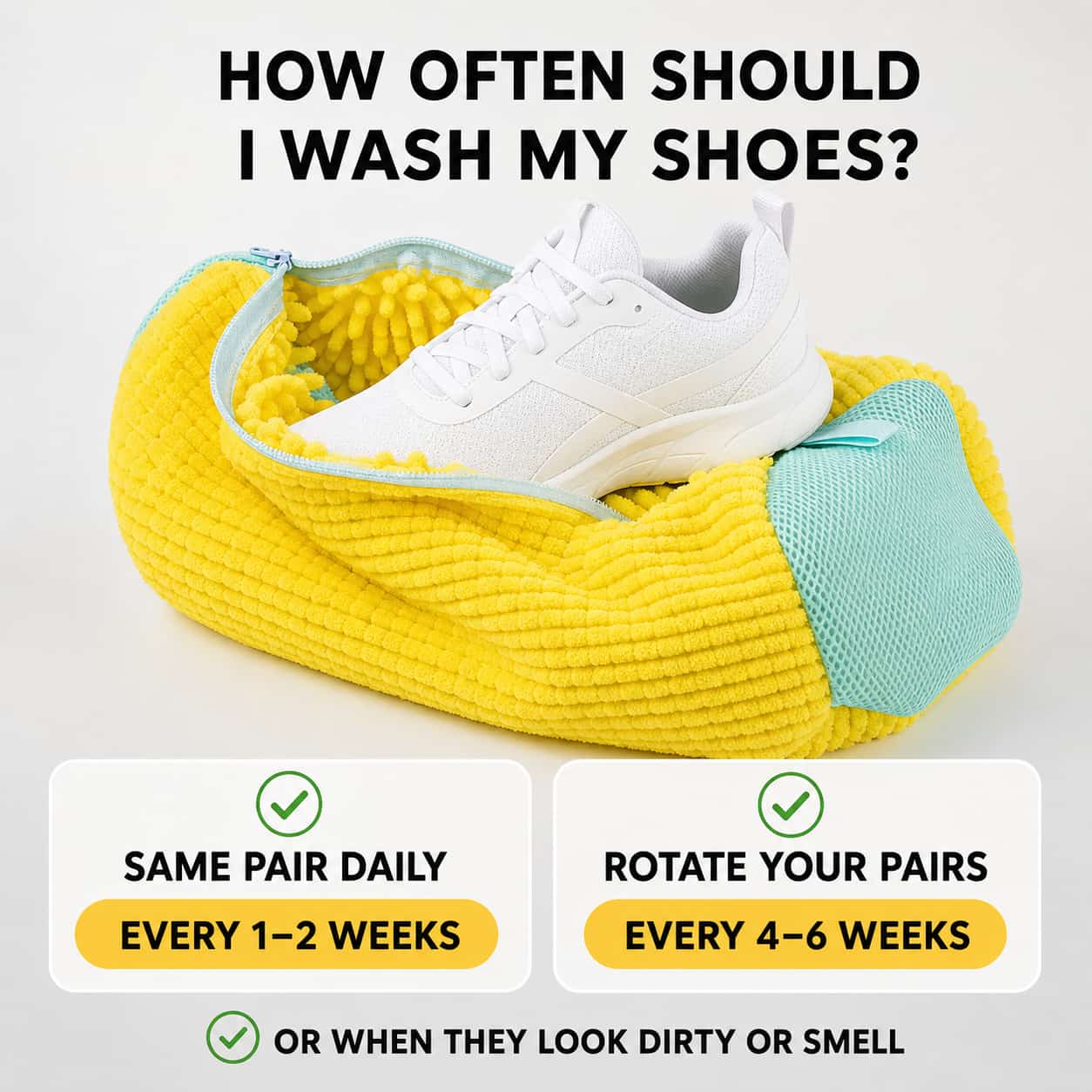 TrueClean™ Easy-to-Use Shoe Laundry Bag