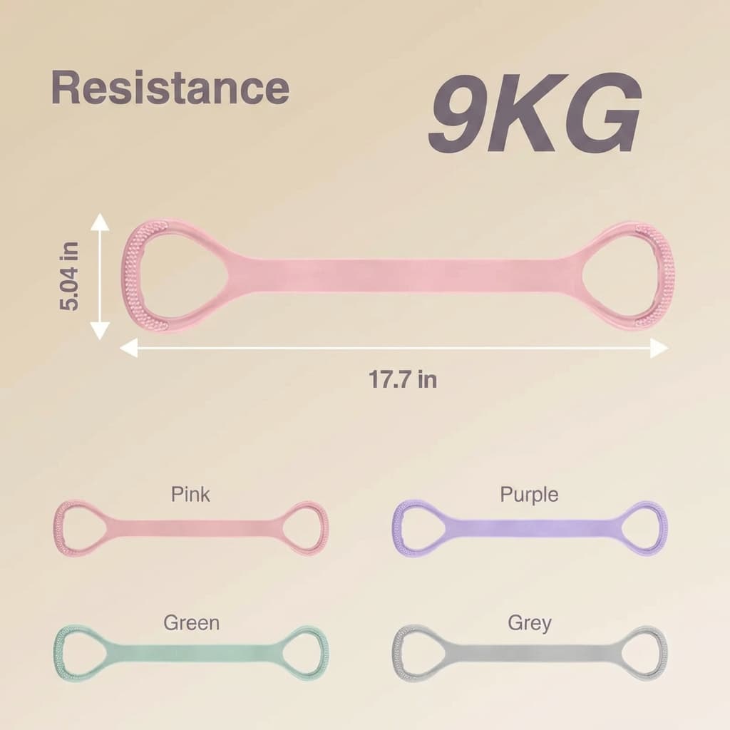 Figure 8 Workout Resistance Band for Yoga (Pack of 2)