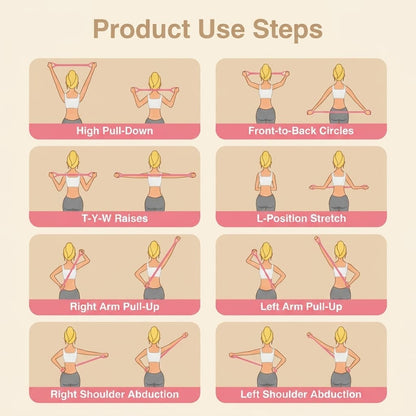 Figure 8 Workout Resistance Band for Yoga (Pack of 2)