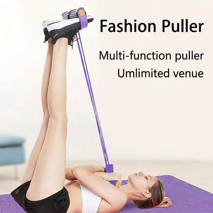 Yoga Pedal Puller Resistance Band With Handles