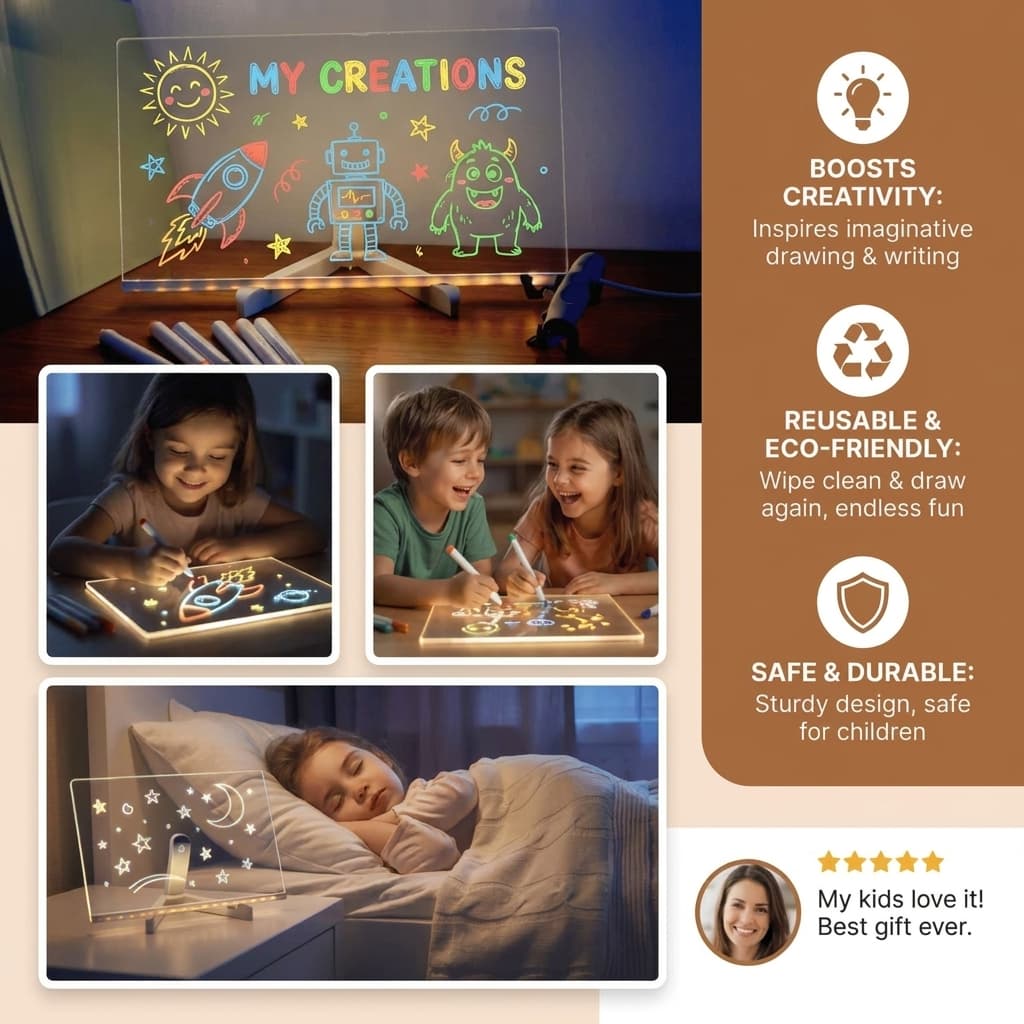 LumiBoard™ LED Drawing Board For Children