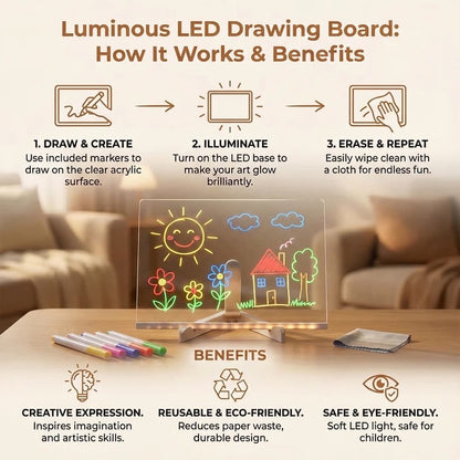 LumiBoard™ LED Drawing Board For Children