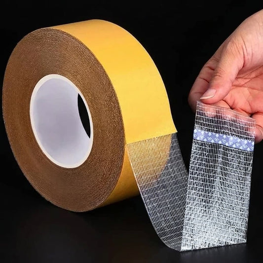 Strong Fiberglass Mesh Tape -  Heavy Duty Double Sided 5 meters (Pack of 2)