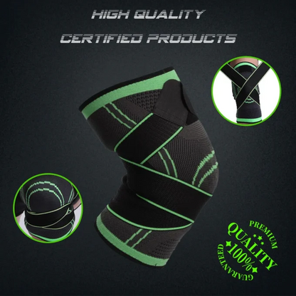 Pressurized & Elastic Knee Brace support ( PACK OF 2 PCS)