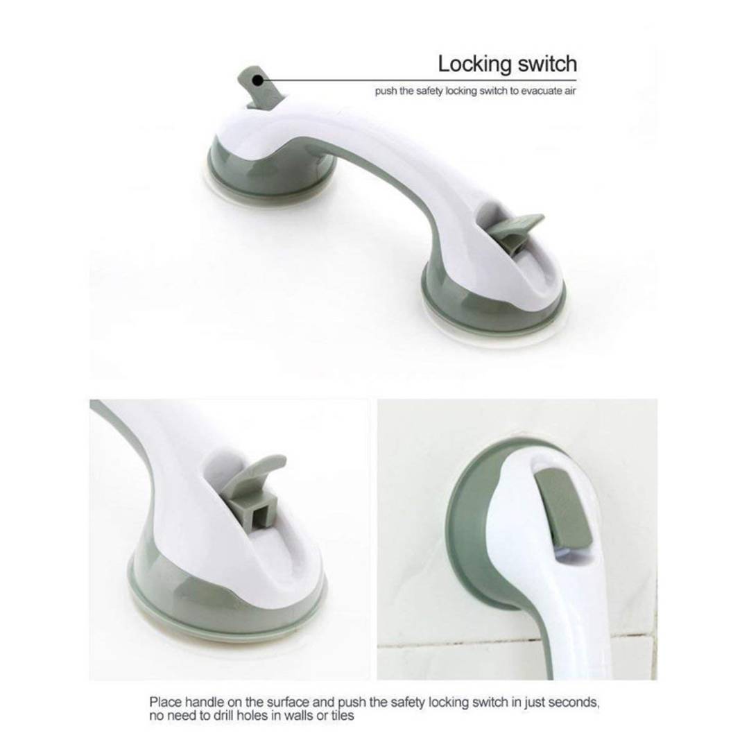 ABS Bathroom Strong Suction Cup Helping Handle Easy Grip Safety Shower Support, Bath-tub Support, Door Helping Handle -1pcs