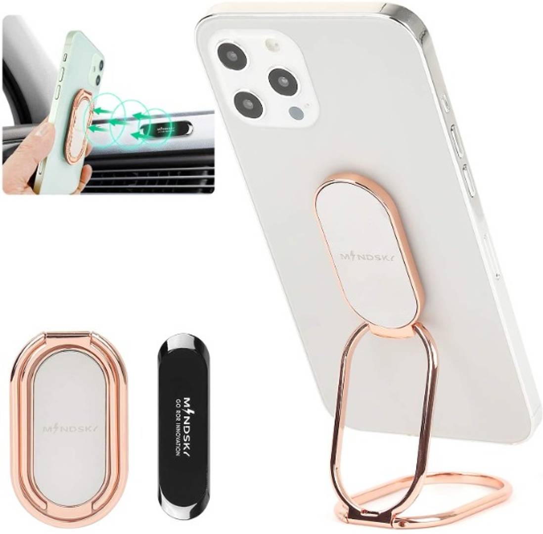 Phone Ring Holder Finger Kickstand 360&deg;Rotation