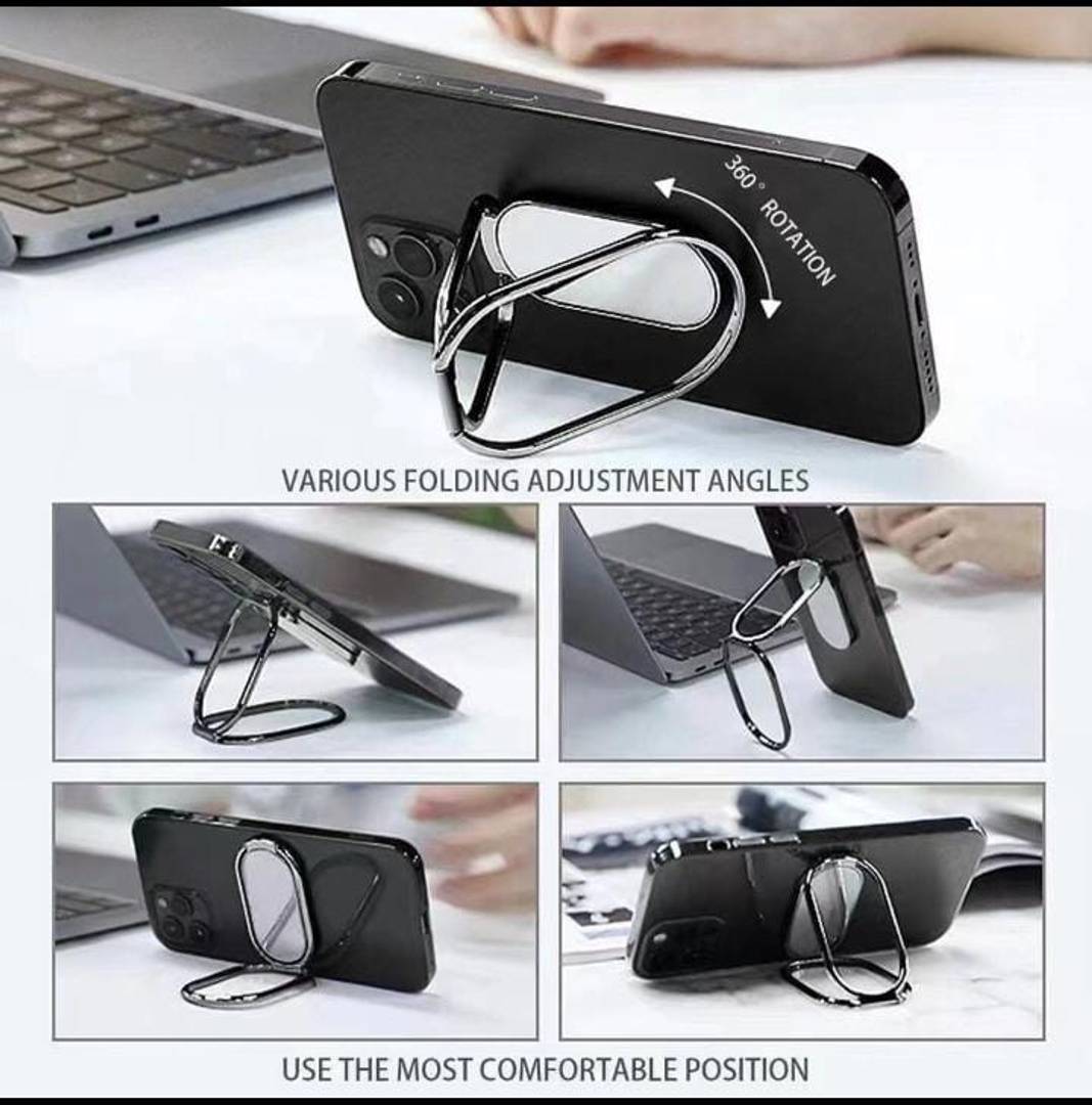 Phone Ring Holder Finger Kickstand 360&deg;Rotation