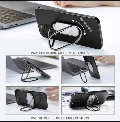 Phone Ring Holder Finger Kickstand 360&deg;Rotation