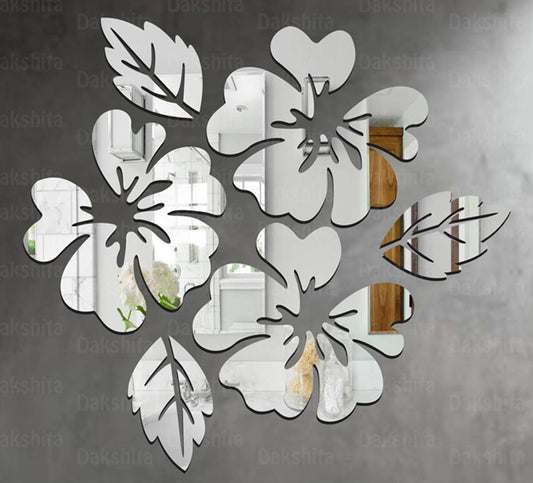 Designer Flower And Leaf - (Pack Of 6)