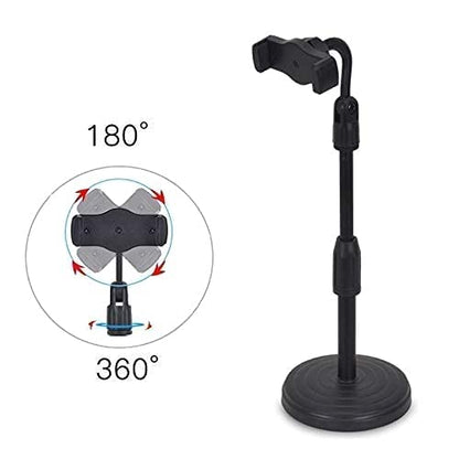 Mobile Phone Stand | Cell Phone Holder Comes with Solid Body/Adjustable Height & 360 Degree Rotate Angle