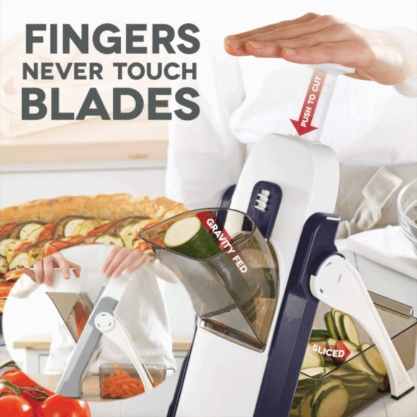 Safe and Adjustable Vegetable Slicer