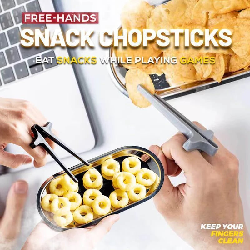 Wear-resistant Easy to Use Free-Hands Snack Chopsticks