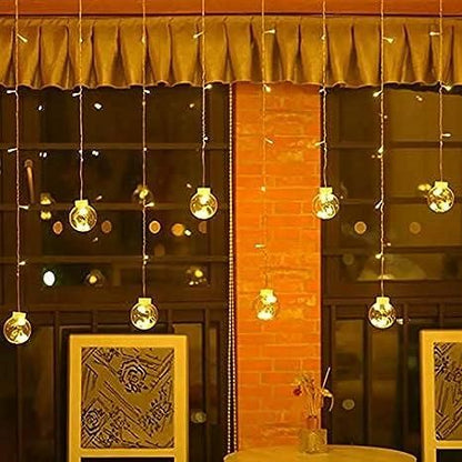 12 LED Wish Ball Curtain Light Fairy (White)