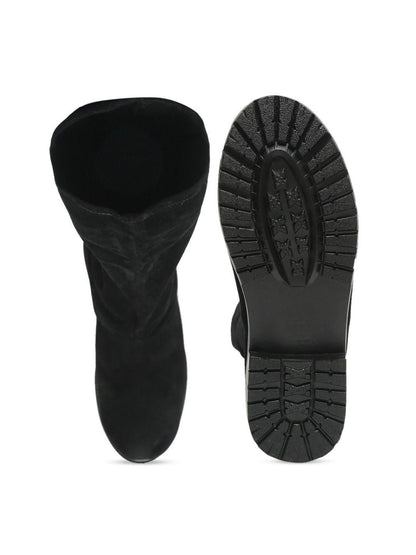 Black Winter Long Boots