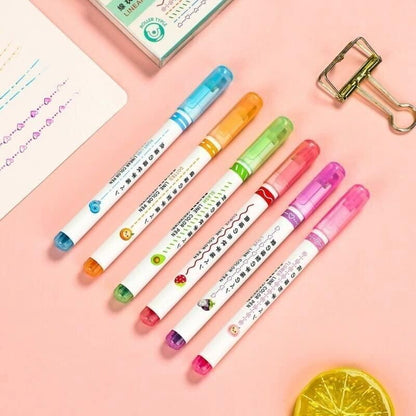 【💖BEST GIFTS FOR KIDS】Dual Tip Pens with 6 Different Curve Shapes Fine Tips